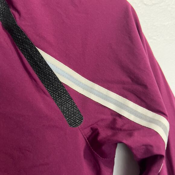 Rapha Jacket Womens Small Classic Wind Zip Cycling Windbreak Plum Purple - Picture 5 of 14